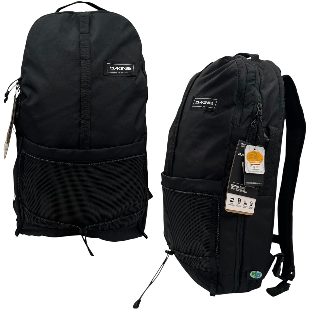 Dakine Split Adventure LT 28 L Backpack VX21 Solid Black Fits 15" Laptop Padded